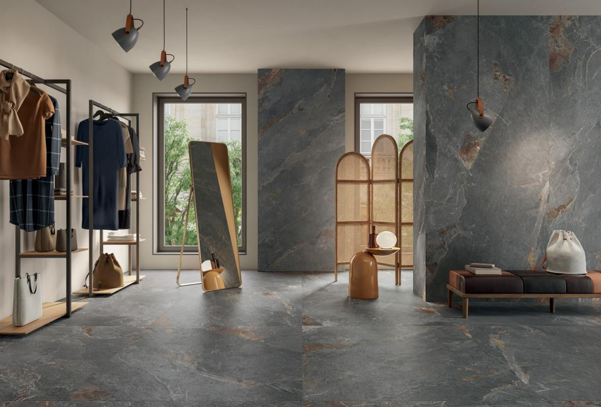 Stone Trace Hollow 48x109 Stone Look Porcelain Panel Porcelain Tile
