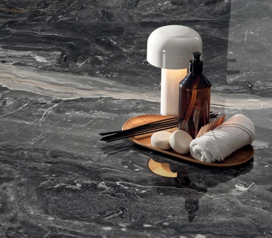 Perpetual Orobico Blend Polished 48x109 Marble Look Porcelain Panel Porcelain Tile