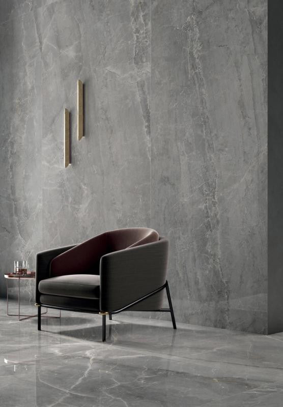 Synestesia Gray Marble 48x109 Polished Porcelain Panel Porcelain Tile