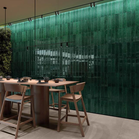 Marmoteca Verde Picasso Lux3D 48x110 Marble Look Porcelain Tile