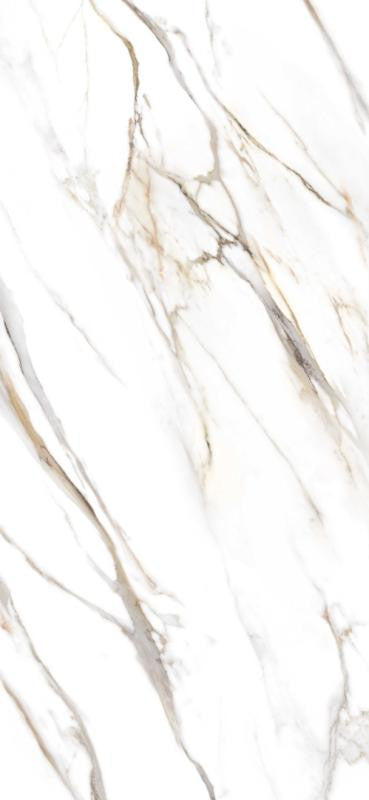 Coverlam Calacata Gold 48x102 Polished Marble Look Porcelain Panel Porcelain Tile