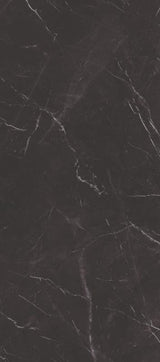 Marmoteca Marquinia Black 48x110 Marble Look Porcelain Panel Porcelain Tile