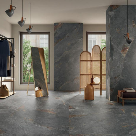 Stone Trace Hollow 48x109 Stone Look Porcelain Panel Porcelain Tile