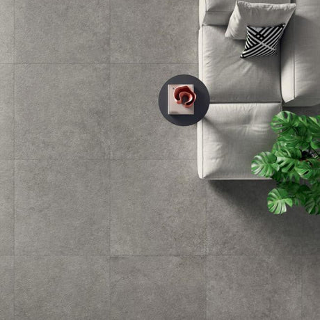 Pura Grey Chiseled 48x109 Porcelain Panel Porcelain Tile