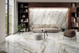 Perpetual Venato Gold Polished 48x109 Marble Look Porcelain Panel Porcelain Tile