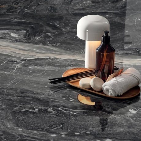 Perpetual Orobico Blend Polished 48x109 Marble Look Porcelain Panel Porcelain Tile