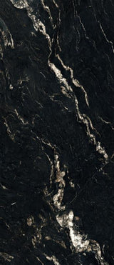 Perpetual Belvedere Dark Polished 48x109 Marble Look Porcelain Panel Porcelain Tile