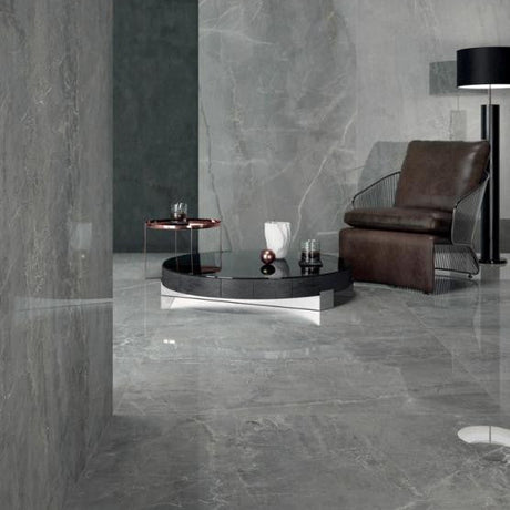 Synestesia Gray Marble 48x109 Polished Porcelain Panel Porcelain Tile