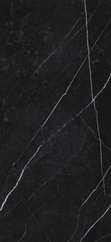 Delight Marquina Nero 48x102 Polished Marble Look Porcelain Tile