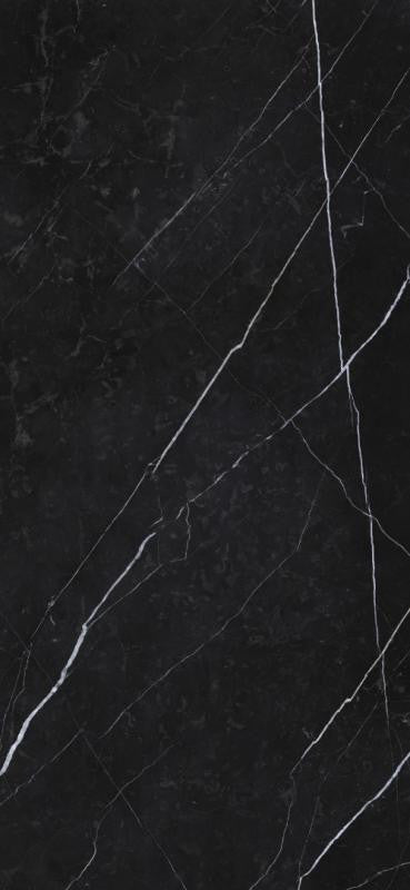 Delight Marquina Nero 48x102 Polished Marble Look Porcelain Tile