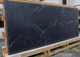 Marmoteca Marquinia Black 48x110 Marble Look Porcelain Panel Porcelain Tile